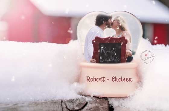 Robert + Chelsea | Couples Holiday Photography in Snow Globe | Christina Z Photography © 2013 - Bradenton, FL